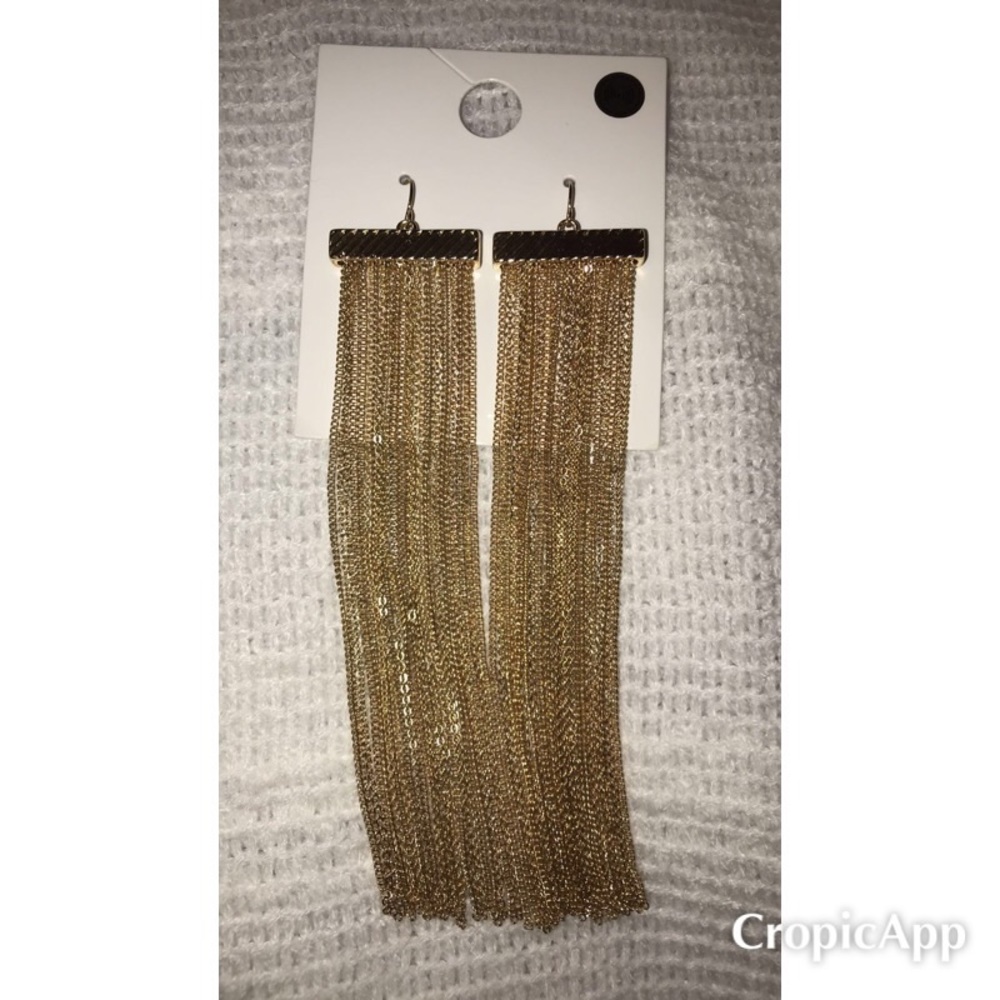 Long Gold Earrings